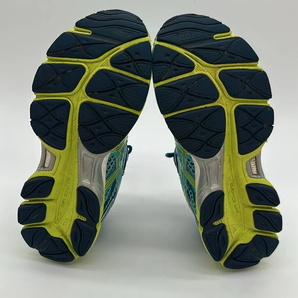 Asics Gel-Cumulus 16 Women's Shoes Athletic Walking Running Gym Blue Green Size7